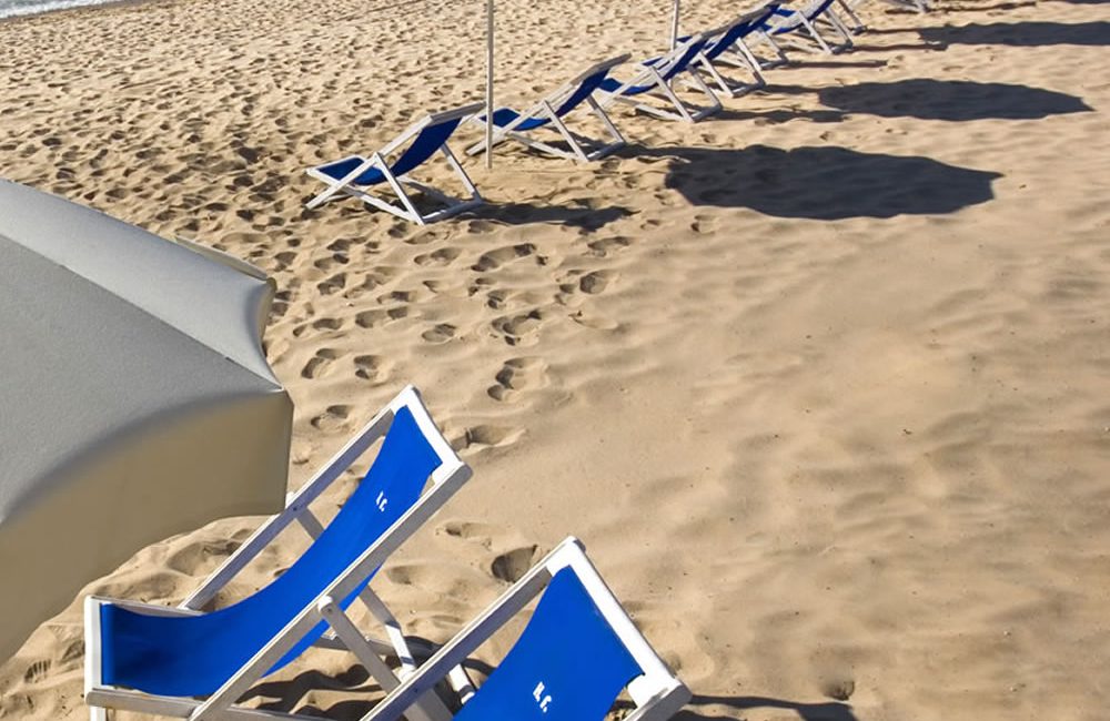 Spiaggia privata Hotel Mare Pineta